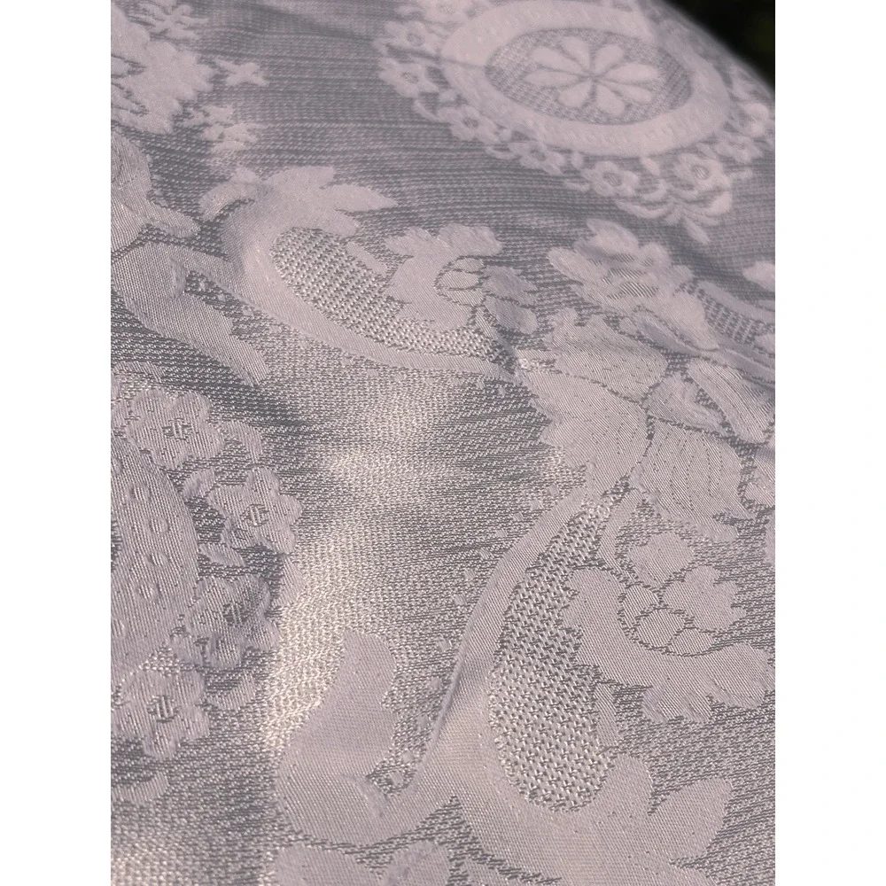 Waterford White Damask Tablecloth 102 X 60